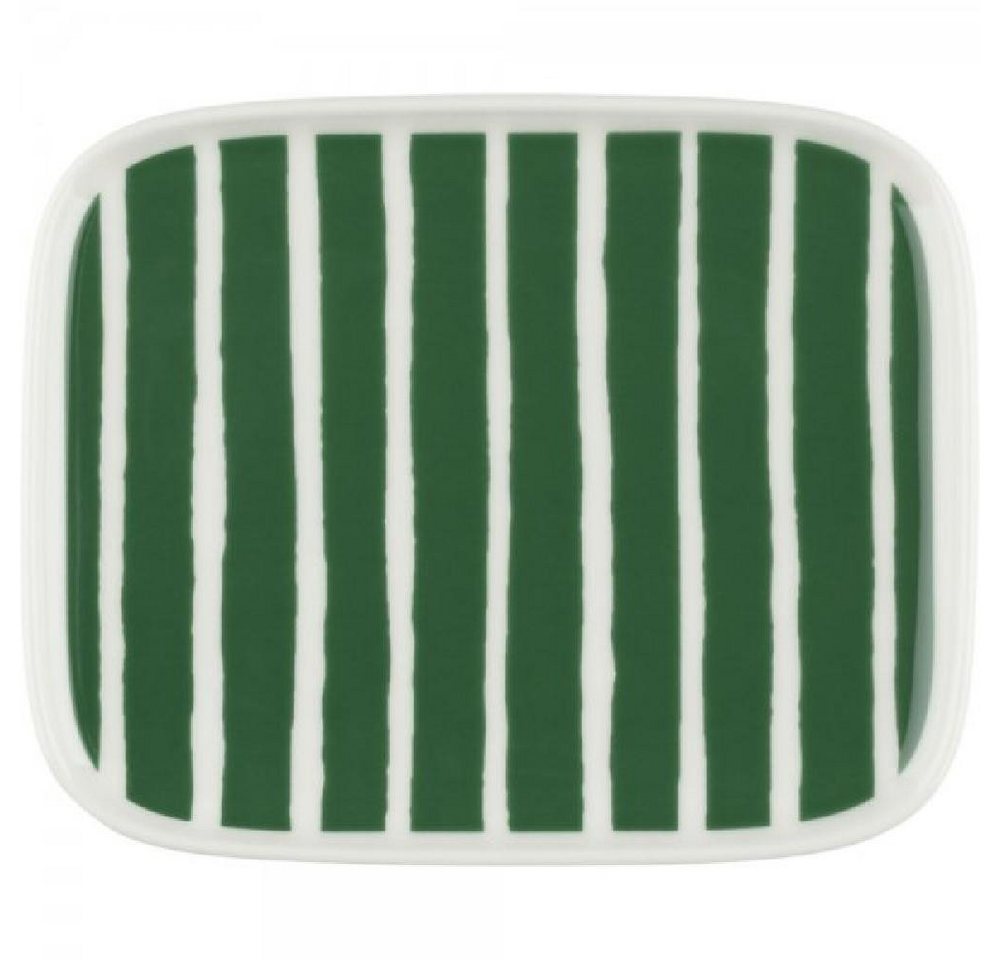Marimekko Frühstücksteller Teller Oiva Piccolo Weiß Grün (15x12cm) von Marimekko