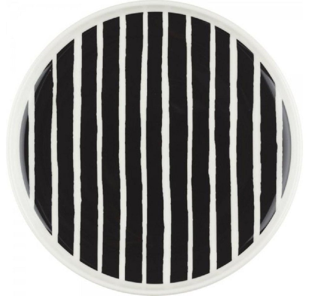 Marimekko Frühstücksteller Teller Oiva Piccolo Weiß Schwarz (20cm) von Marimekko