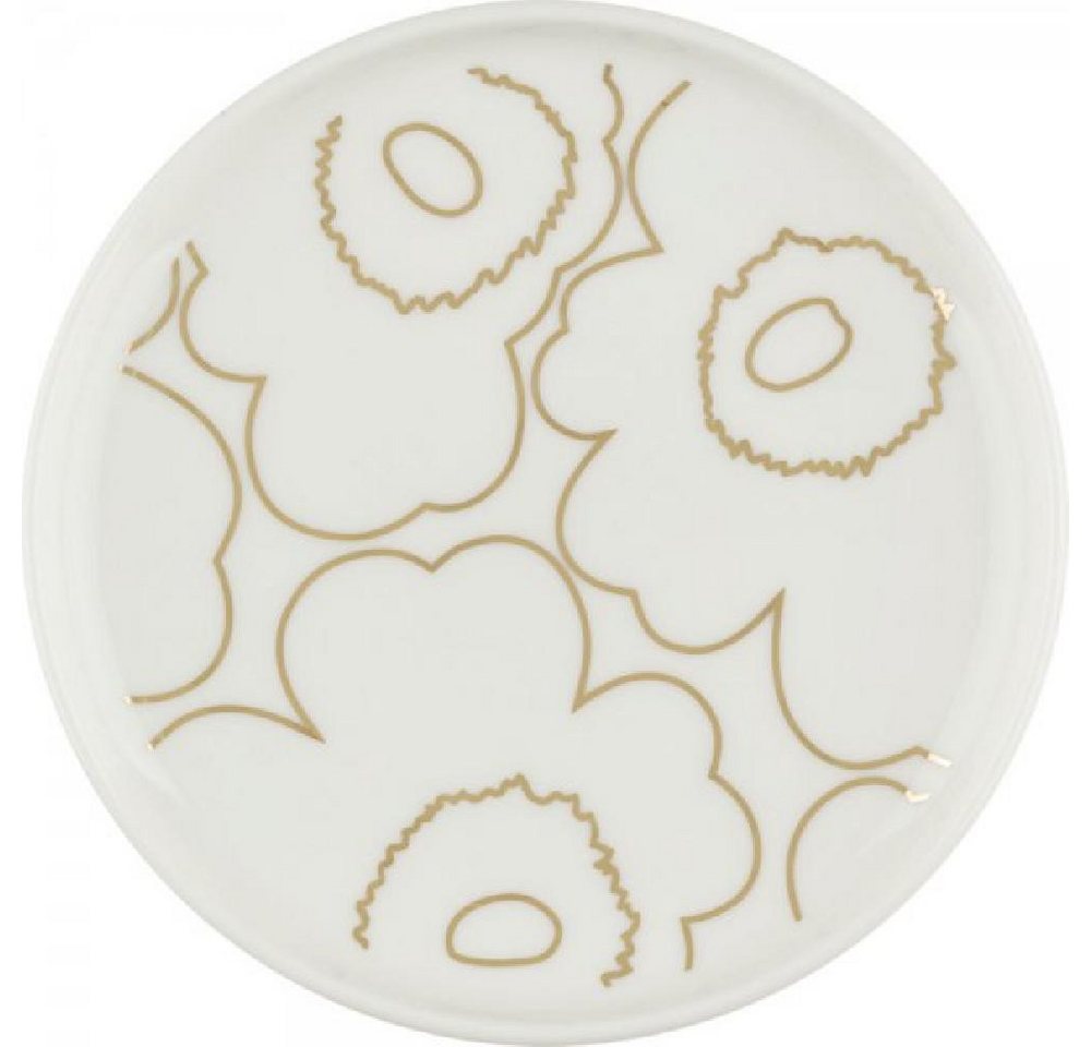 Marimekko Frühstücksteller Teller Oiva Piirto White Gold (13,5cm) von Marimekko