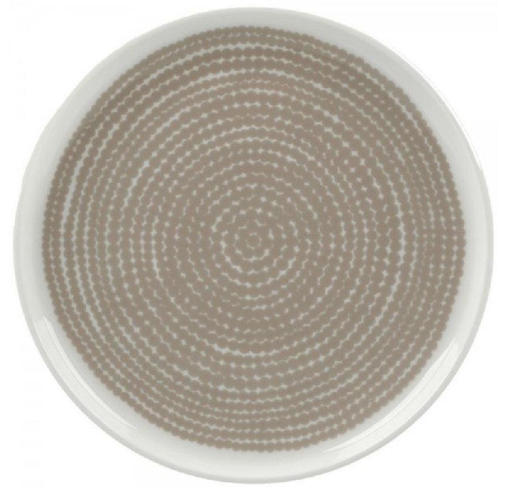 Marimekko Frühstücksteller Teller Oiva Siirtolapuutarha White Beige (13,5cm) von Marimekko