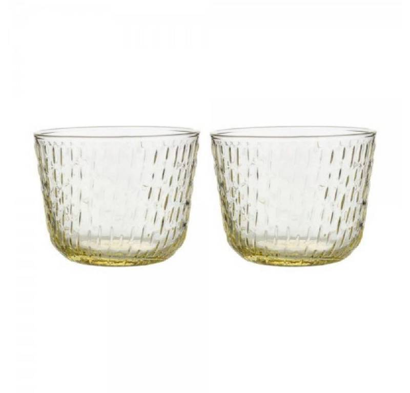 Marimekko Leerglas Gläser Set Syksy Hellgelb (2-teilig) von Marimekko