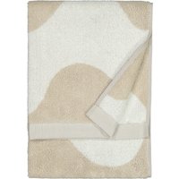 Marimekko - Lokki Handtuch 50 x 70 cm, beige / weiß von Marimekko