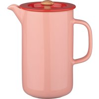 Marimekko - Oiva French Press Kaffeebereiter, salmon red von Marimekko
