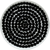 Marimekko - Oiva Siirtolapuutarha Teller Ø 20 cm, weiß / schwarz von Marimekko