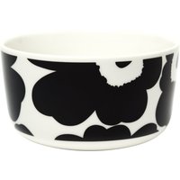 Marimekko - Oiva Unikko Schale 500 ml, weiß / schwarz von Marimekko