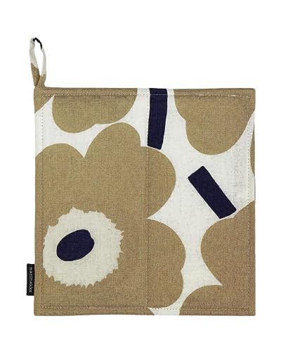 Marimekko Pieni Unikko Gepolsterter Topflappen mit Aufhängeschlaufe, 20,3 x 20,3 cm von Marimekko