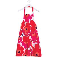 Marimekko - Pieni Unikko Schürze, weiß / rot von Marimekko