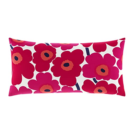 Marimekko Pieni Unikko Überwurfkissen, 15 x 30 cm, Rot von Marimekko