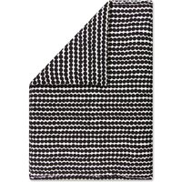 Marimekko - Räsymatto Deckenbezug, 140 x 200 cm, schwarz / weiß von Marimekko