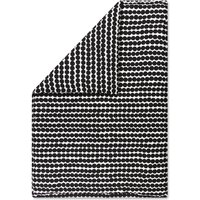 Marimekko - Räsymatto Deckenbezug, 150 x 210 cm, schwarz / weiß von Marimekko