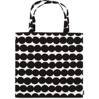 Marimekko - Räsymatto Einkaufstasche, schwarz / weiß von Marimekko