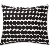 Marimekko - Räsymatto Kopfkissenbezug 65 x 65 cm, schwarz / weiß von Marimekko