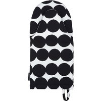 Marimekko - Räsymatto Ofenhandschuh, schwarz / weiß von Marimekko