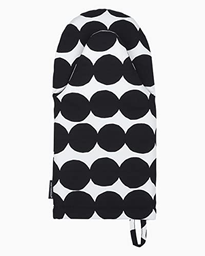 Marimekko - Räsymatto Ofenhandschuh, schwarz/weiß von Marimekko