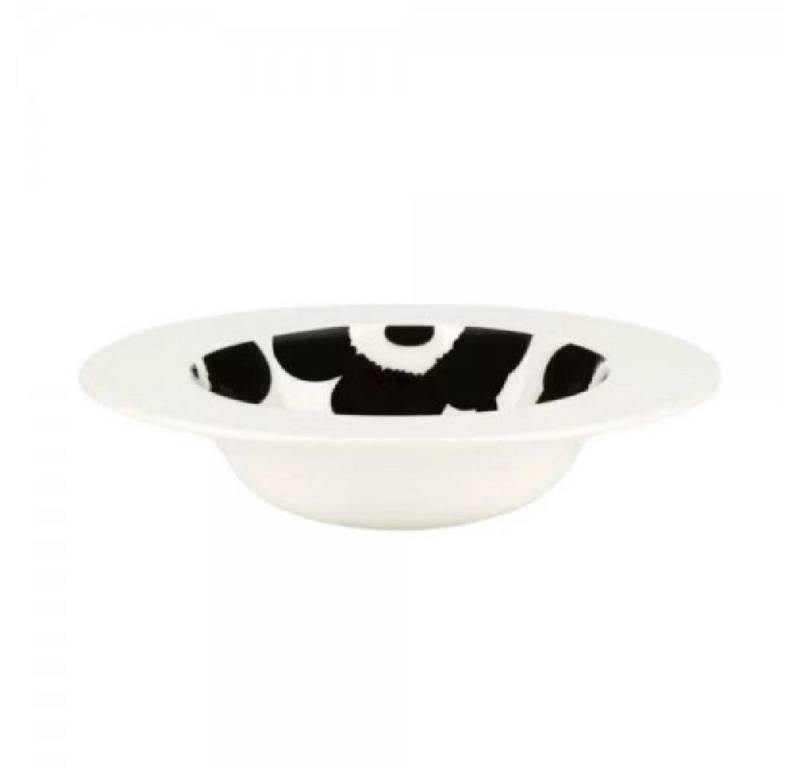 Marimekko Suppenteller Teller Tief Oiva Unikko White-Black (20cm) von Marimekko