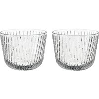 Marimekko - Syksy Glas, 220 ml, klar (2er-Set) von Marimekko