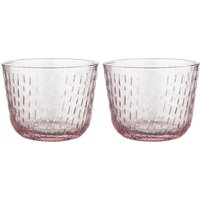 Marimekko - Syksy Glas, 220 ml, mauve (2er-Set) von Marimekko