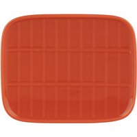 Marimekko - Tiiliskivi Servierplatte, 15 x 12 cm, orange von Marimekko