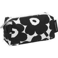 Marimekko - Tiise Mini Unikko Kosmetiktasche, weiß / schwarz von Marimekko