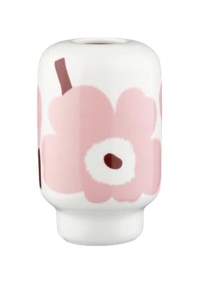 Marimekko Unikko Ceramic vase, White, lt.pink, Chestnut Marimekko Unikko Ceramic vase, White, lt.pink, Chestnut von Marimekko