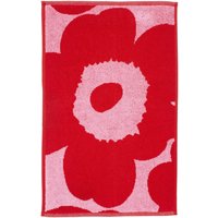 Marimekko - Unikko Gästehandtuch 30 x 50 cm, pink / rot von Marimekko