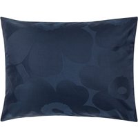 Marimekko - Unikko Kopfkissenbezug, 60 x 63 cm, dunkelblau / blau von Marimekko