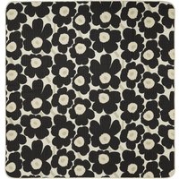 Marimekko - Unikko Tagesdecke, 260 x 260 cm, charcoal / sand von Marimekko