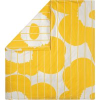 Marimekko - Vesi Unikko Deckenbezug, 210 x 210 cm, spring yellow / ecru von Marimekko