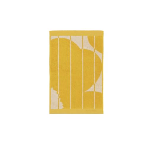 Marimekko Vesi Unikko Guest Towel 30x50 cm - Spring Yellow, Ecru von Marimekko