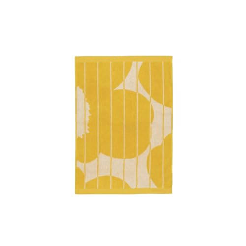 Marimekko Vesi Unikko Hand Towel 50x70 cm - Spring Yellow, Ecru von Marimekko