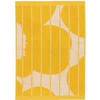 Marimekko - Vesi Unikko Handtuch, 50 x 70 cm, spring yellow / ecru von Marimekko