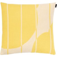 Marimekko - Vesi Unikko Kissenbezug, 50 x 50 cm, spring yellow / ecru von Marimekko