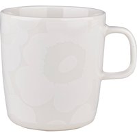 mekko - Oiva Unikko Becher mit Henkel, 400 ml, weiß / off-white von Marimekko