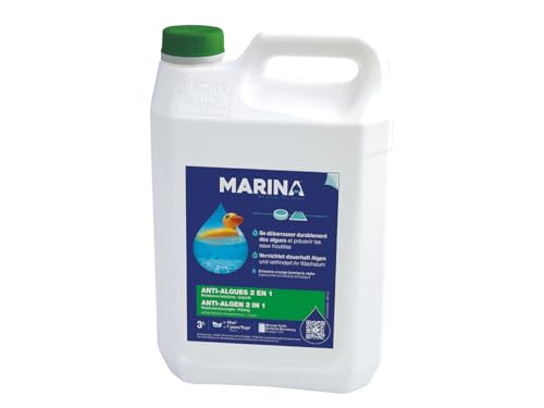 MARINA Anti-Algen 2 in 1, Anti Algen Pool, Algenmittel, 3 Liter von Marina