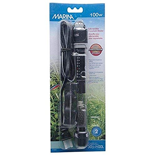 Marina Aquarienheizer, 100W, 22cm, für Aquarien bis 100L von Marina