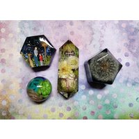 Löwenzahn Und Pilz Natur Thema Harz-Magnete Löwenzahn Und Pilz Natur Thema Harz-Magnete von MarinaSharpDesigns