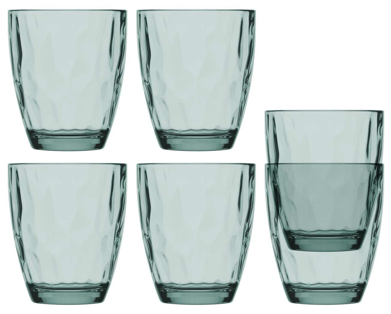 Marine Business Longdrinkglas Wasserglas Set 6 Stück, MS Kunststoff, Water Happy, MS-Kunststoff Marine Business Longdrinkglas Wasserglas Set 6 Stück, MS Kunststoff, Water Happy, MS-Kunststoff von Marine Business