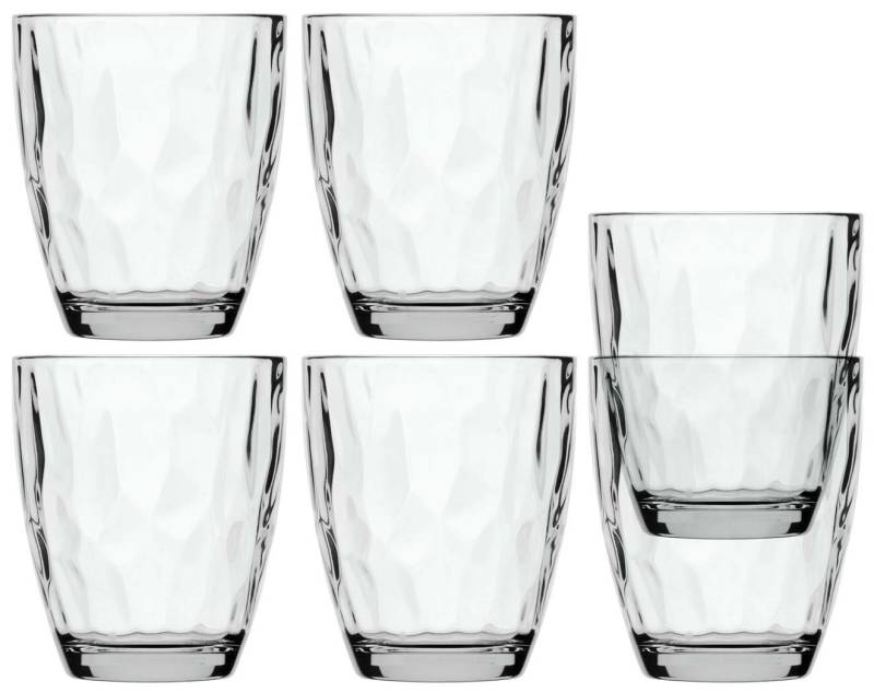 Marine Business Longdrinkglas Wasserglas Set 6 Stück, MS Kunststoff, Water Happy, MS-Kunststoff von Marine Business