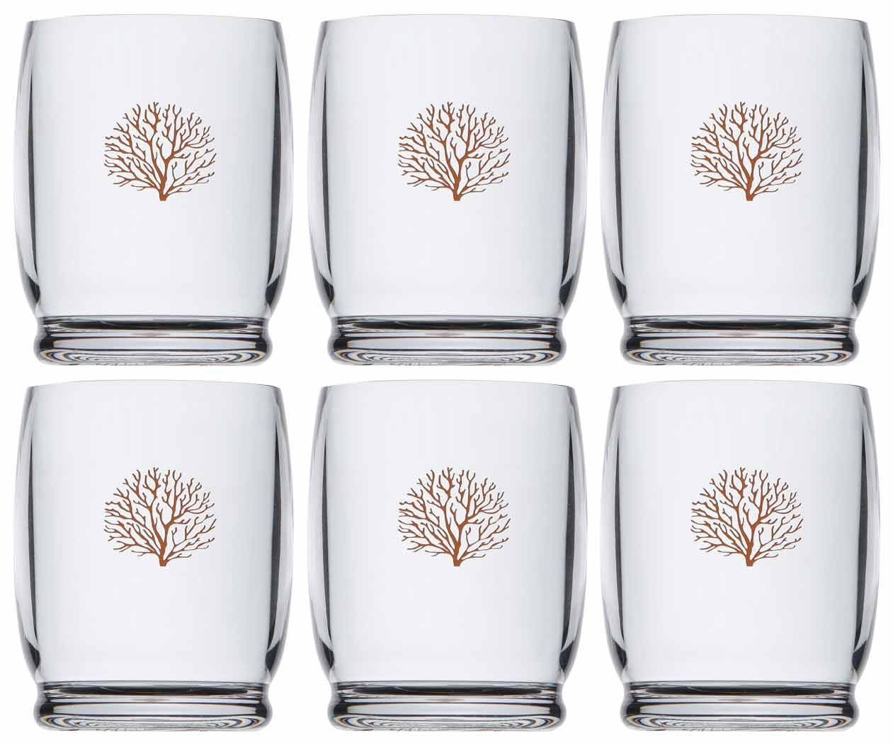Marine Business Longdrinkglas Wasserglas Set 6 Stück, unzerbrechlich - Coral, Ecozen Marine Business Longdrinkglas Wasserglas Set 6 Stück, unzerbrechlich - Coral, Ecozen von Marine Business