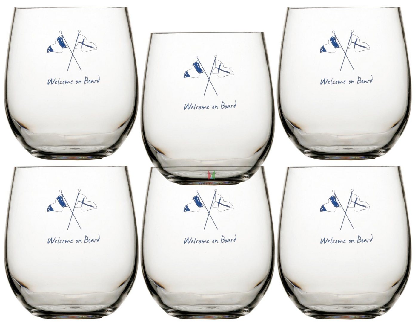 Marine Business Longdrinkglas Wasserglas Set 6 Stück, unzerbrechlich - Welcome On Board, Tritan Marine Business Longdrinkglas Wasserglas Set 6 Stück, unzerbrechlich - Welcome On Board, Tritan von Marine Business