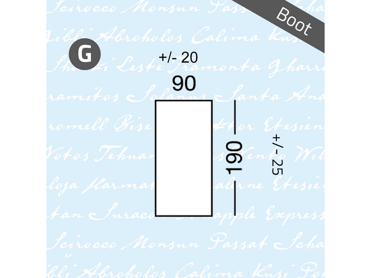Marine Business Spannbettlaken Boot Spannbettlaken Typ G Weiss, Standard Bett, Mischgewebe von Marine Business