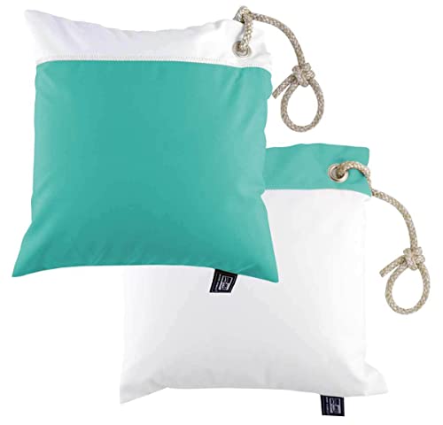 Marine Business Zwei Wasserabweisende Kissen Acqua White Farbe Türkis/Weiss mit Füllung Marine Business Zwei Wasserabweisende Kissen Acqua White Farbe Türkis/Weiss mit Füllung von Marine Business