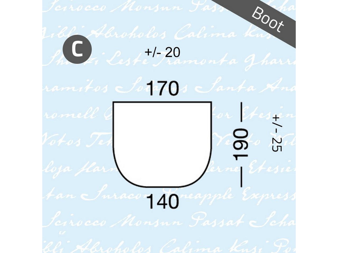 Marine Business Spannbettlaken Boot Spannbettlaken Typ C Weiss, Inselbett stark gerundet, Mischgewebe von Marine Business