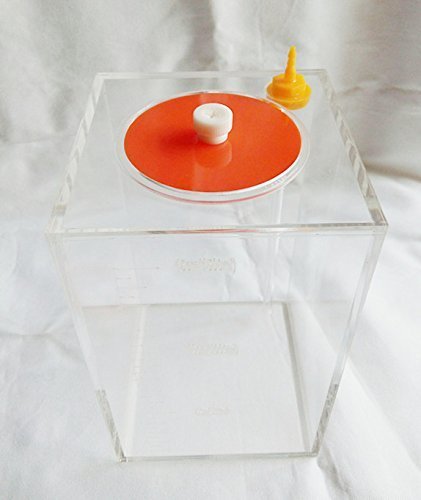 Dosierpumpe Waage Flüssigkeitsspeicher Eimer mit Skala, 2,5 Liter Acryl gemacht von Marine Color