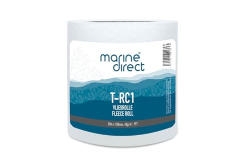 Marine Direct – 20m Vliesrolle T-RC1 für Vliesfilter Rollermat Compact1 – wasserdurchlässiges Filtervlies für Süßwasser & Meerwasser Aquarien – hervorragende Filterleistung – Made in Germany Marine Direct – 20m Vliesrolle T-RC1 für Vliesfilter Rollermat Compact1 – wasserdurchlässiges Filtervlies für Süßwasser & Meerwasser Aquarien – hervorragende Filterleistung – Made in Germany von Marine Direct