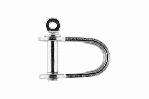 Edelstahl Schäkel Flachschäkel kurze Form 5 mm A4 von Yacht Steel