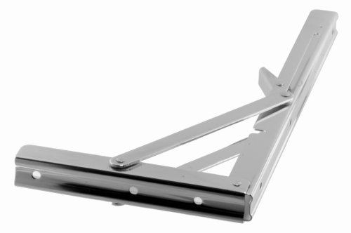 Tischplattenhalterung, klappbar, 165x305mm, Edelstahl A2 AISI 304 von Marinetech