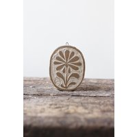Graviertes Gemälde - Blume Mit Blütenblättern Einzelstück von MarionMartyCeramique