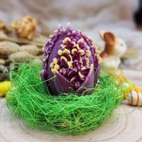 Fliederkerze/Blumenkerze/ Ostern/ Blumendeko/Frühling von Maristekerzen