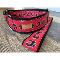 Calgary Flames Hundehalsband, Maritim, Pei, Alberta, Hockey, Nhl, Rot von MaritimeZoomies